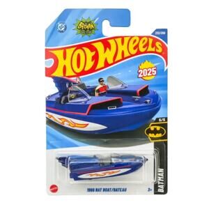NIB! Hot Wheels 1966 Bat Boat from the Batman Classic TV Series